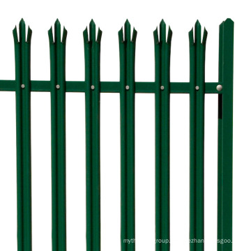 PVC plastic green belt plastic palisade garden fence